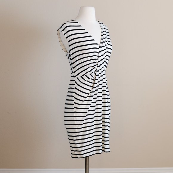 NWT Anthropologie Bailey 44 Stretchy Striped Body Con Dress - Picture 7 of 12